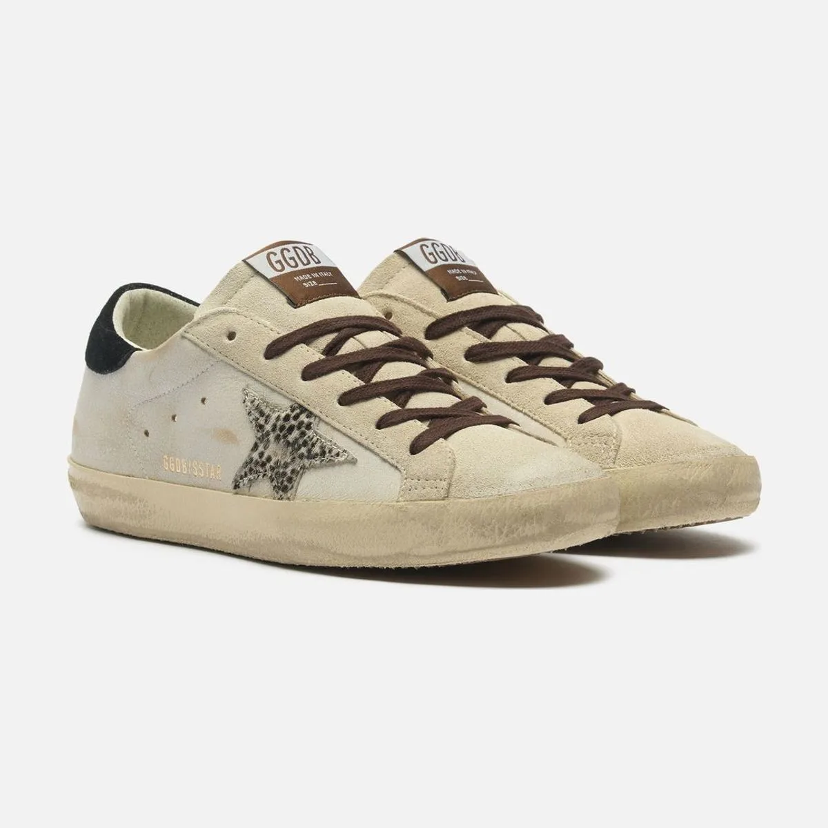 Женские кроссовки Golden Goose Super-Star Pois Horsy Star
