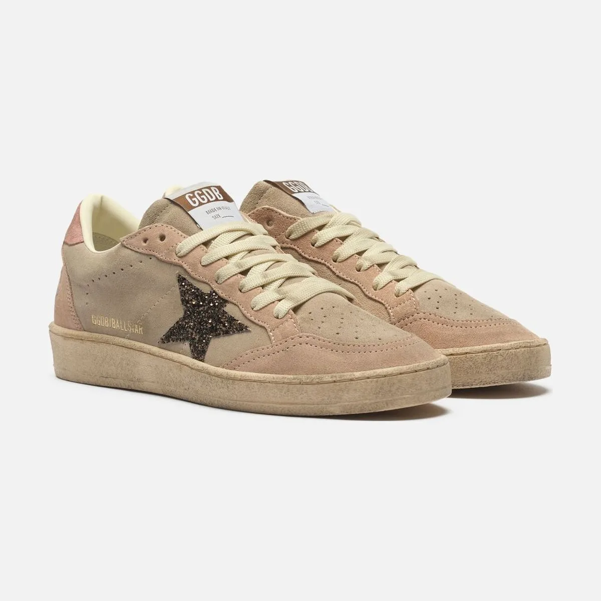 Женские кроссовки Golden Goose Ball Star Glitter Star