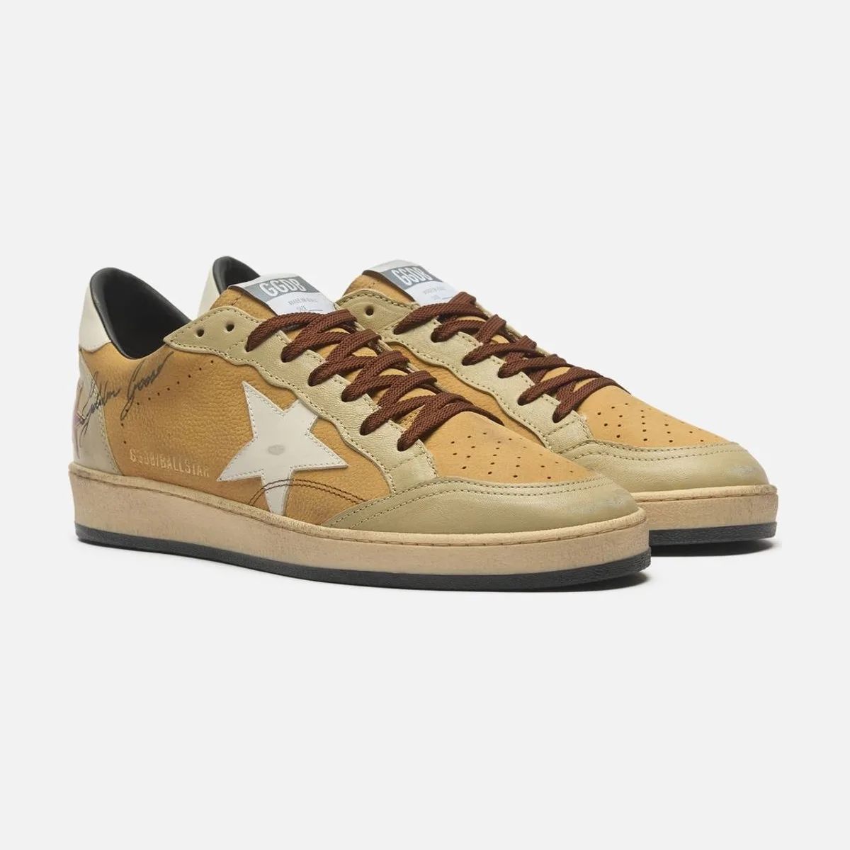 Мужские кроссовки Golden Goose Ball Star Leather Star