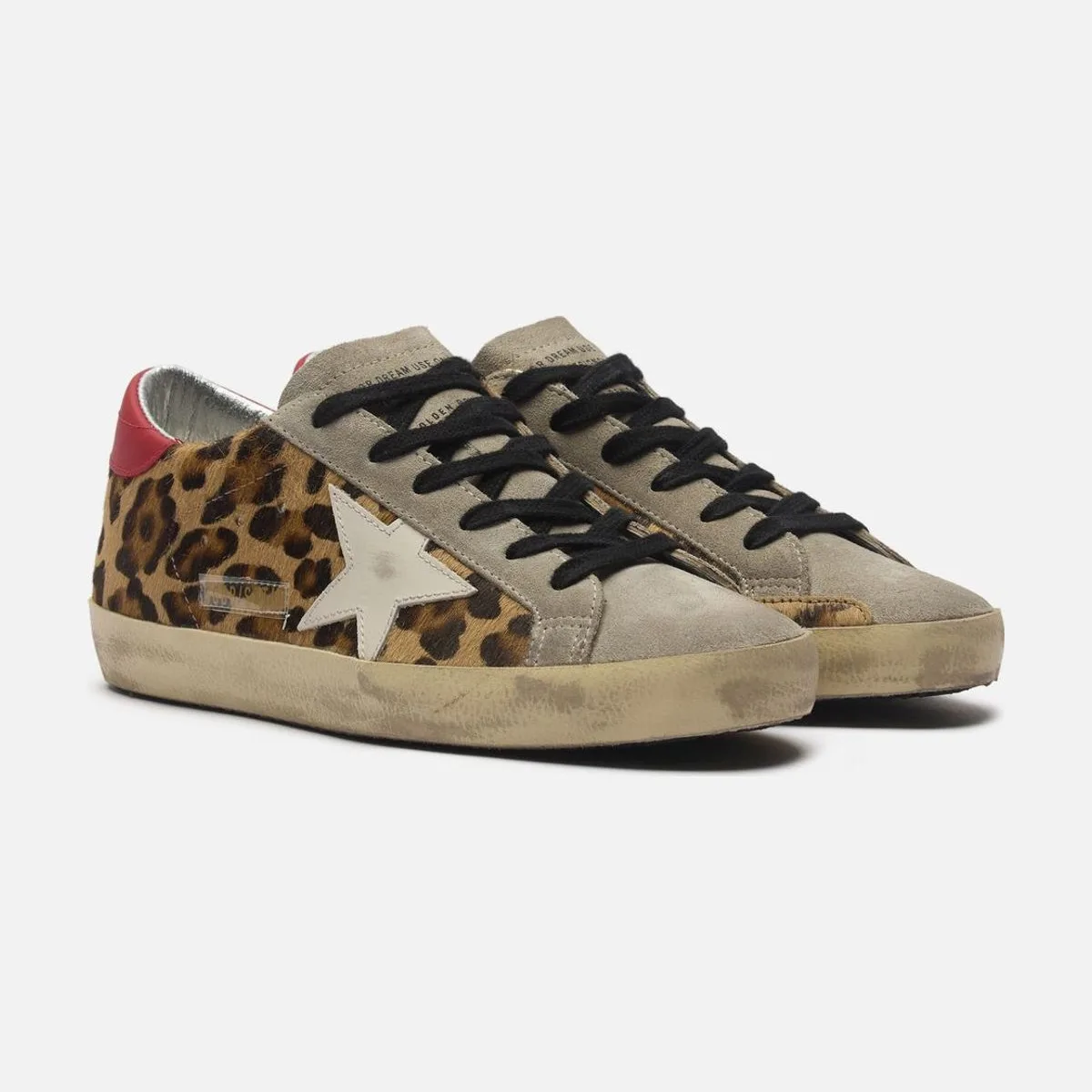 Женские кроссовки Golden Goose Super-Star Leather Star