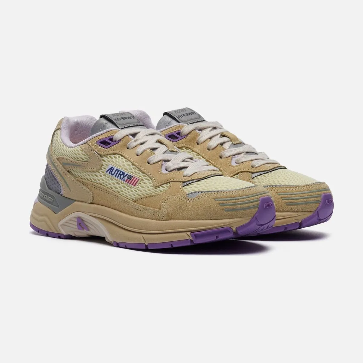 Женские кроссовки Autry Hyperway Low Mesh/Suede