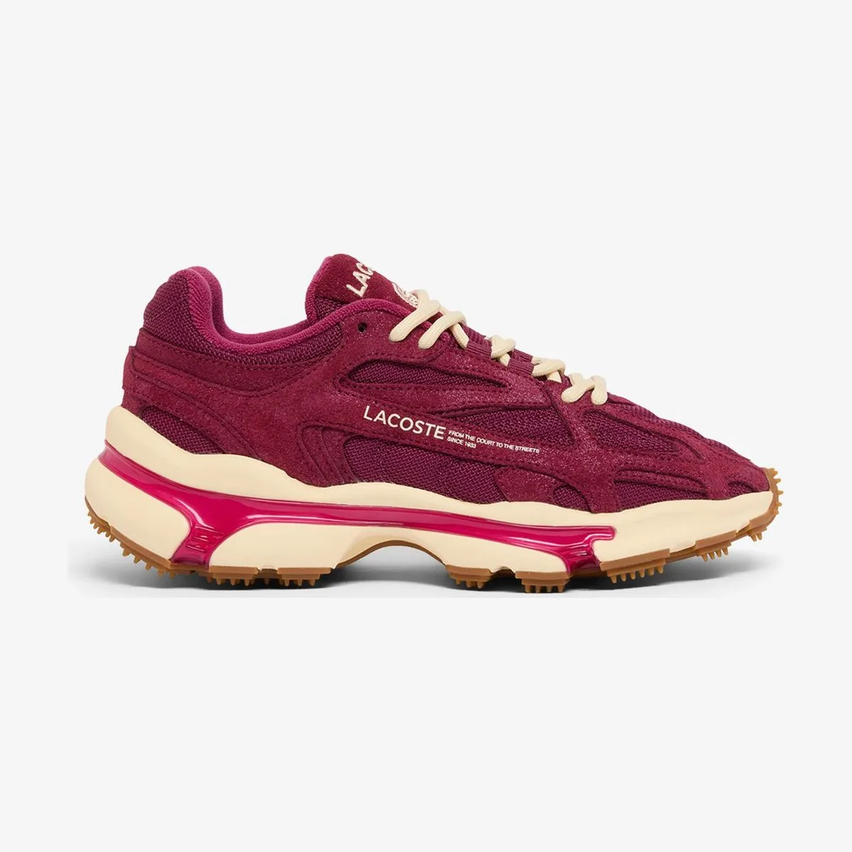 Женские кроссовки Lacoste L003 2K24 из замши