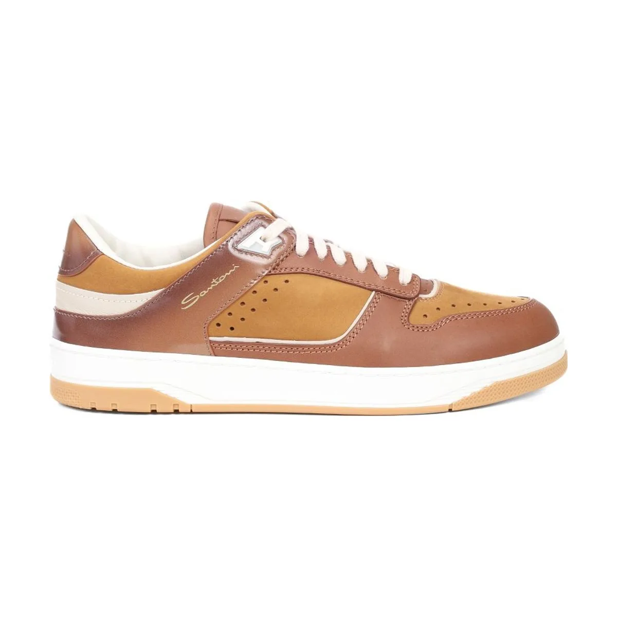 Мужские кеды Santoni комбинированные