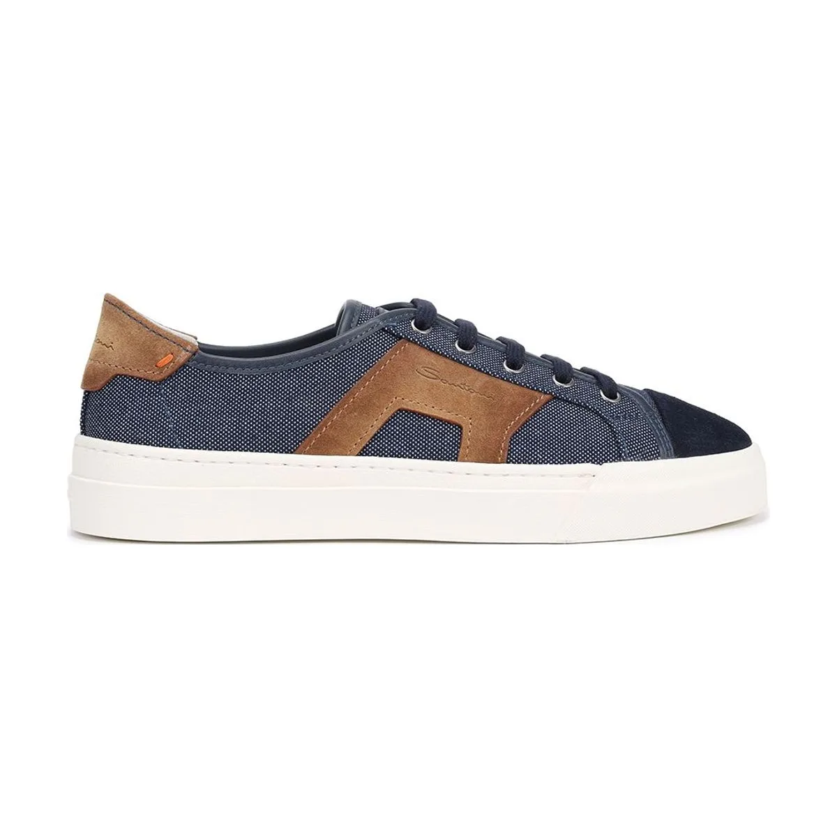 Мужские кеды Santoni комбинированные