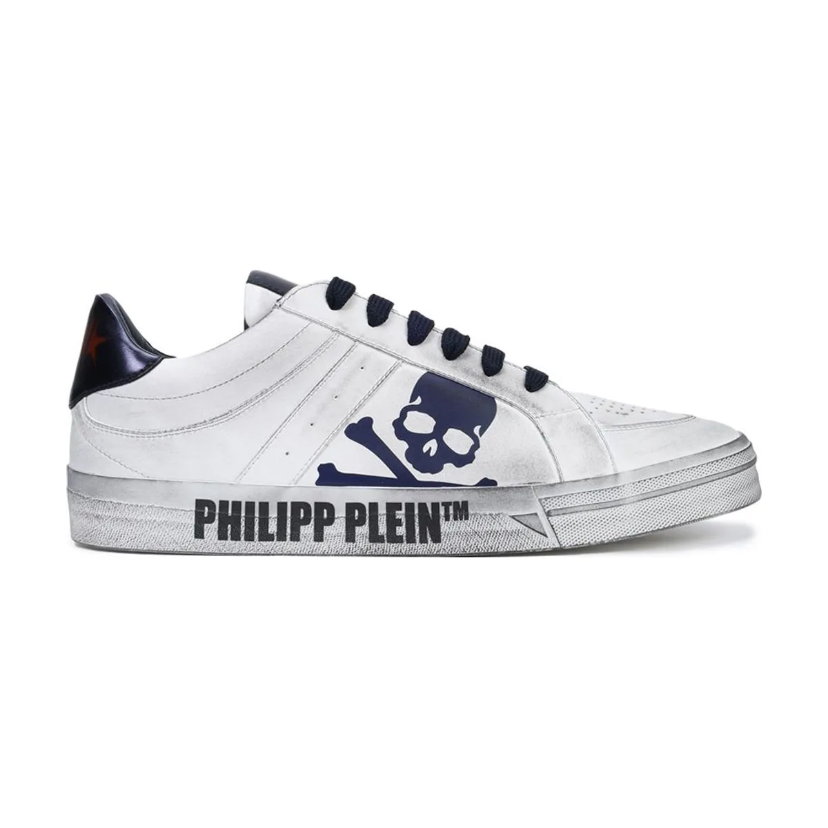 Мужские кеды Philipp Plein кожаные