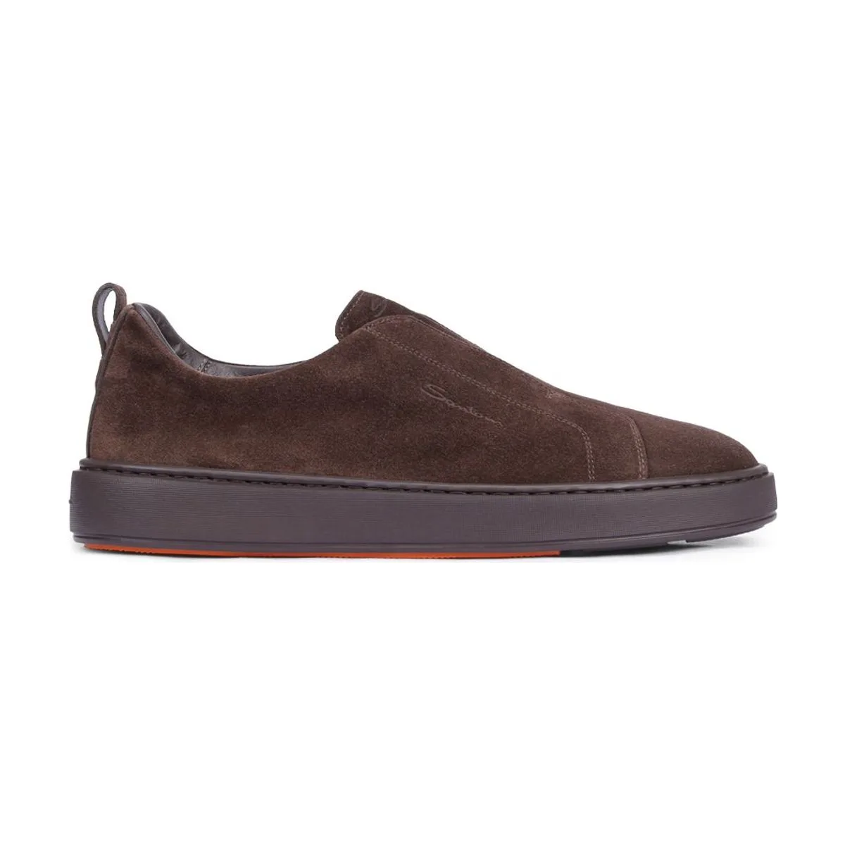 Мужские кеды Santoni замшевые