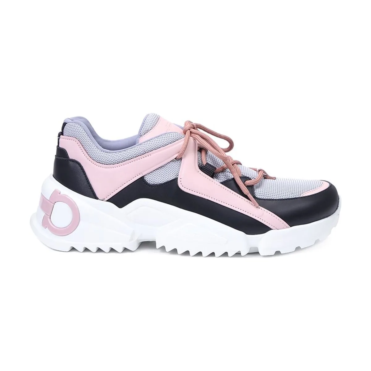 Женские кроссовки Ferragamo комбинированные