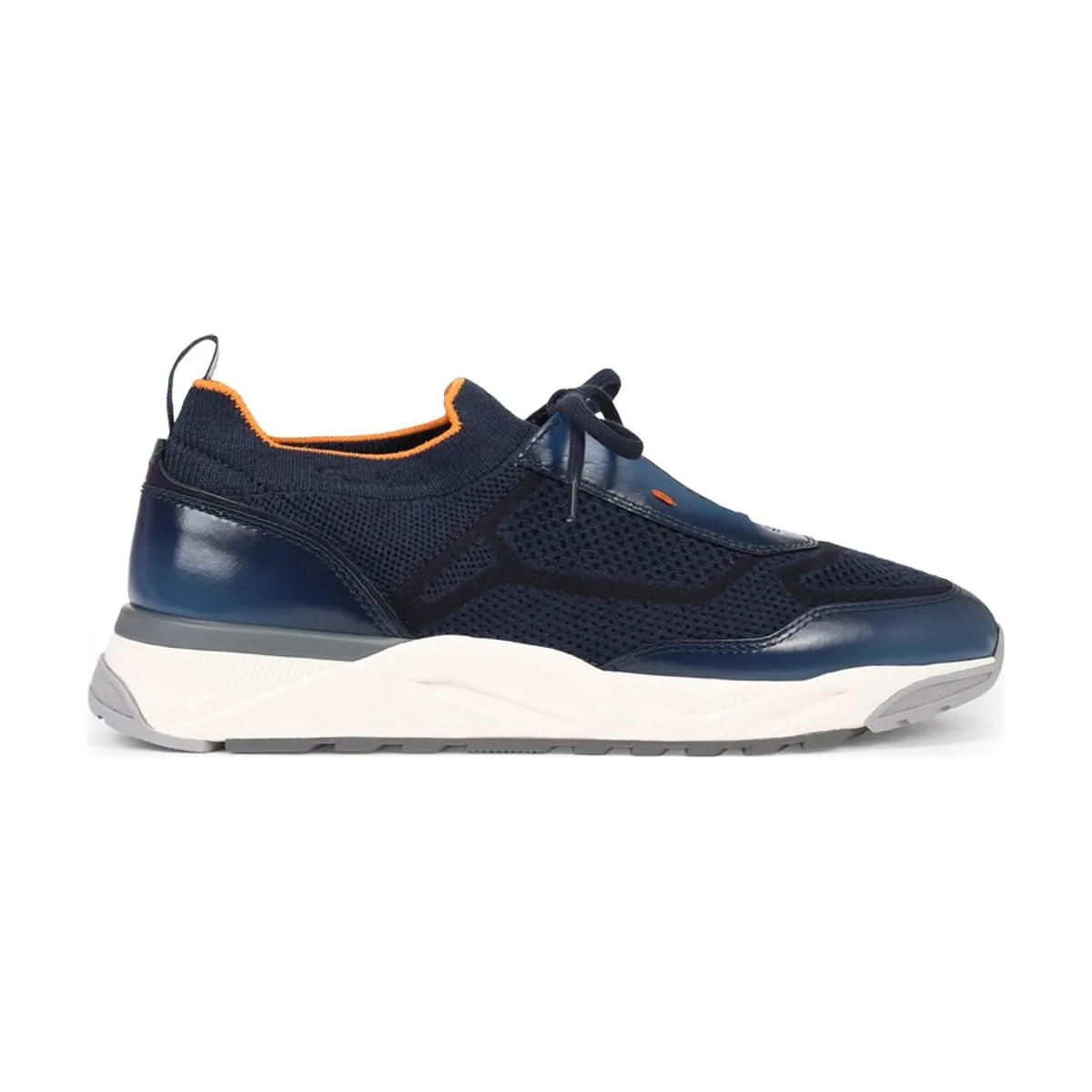 Мужские кроссовки Santoni комбинированные