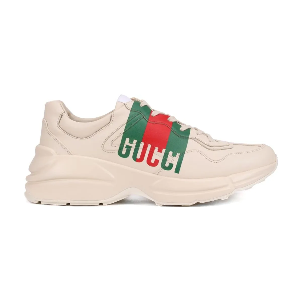 Мужские кроссовки Gucci кожаные Rhyton