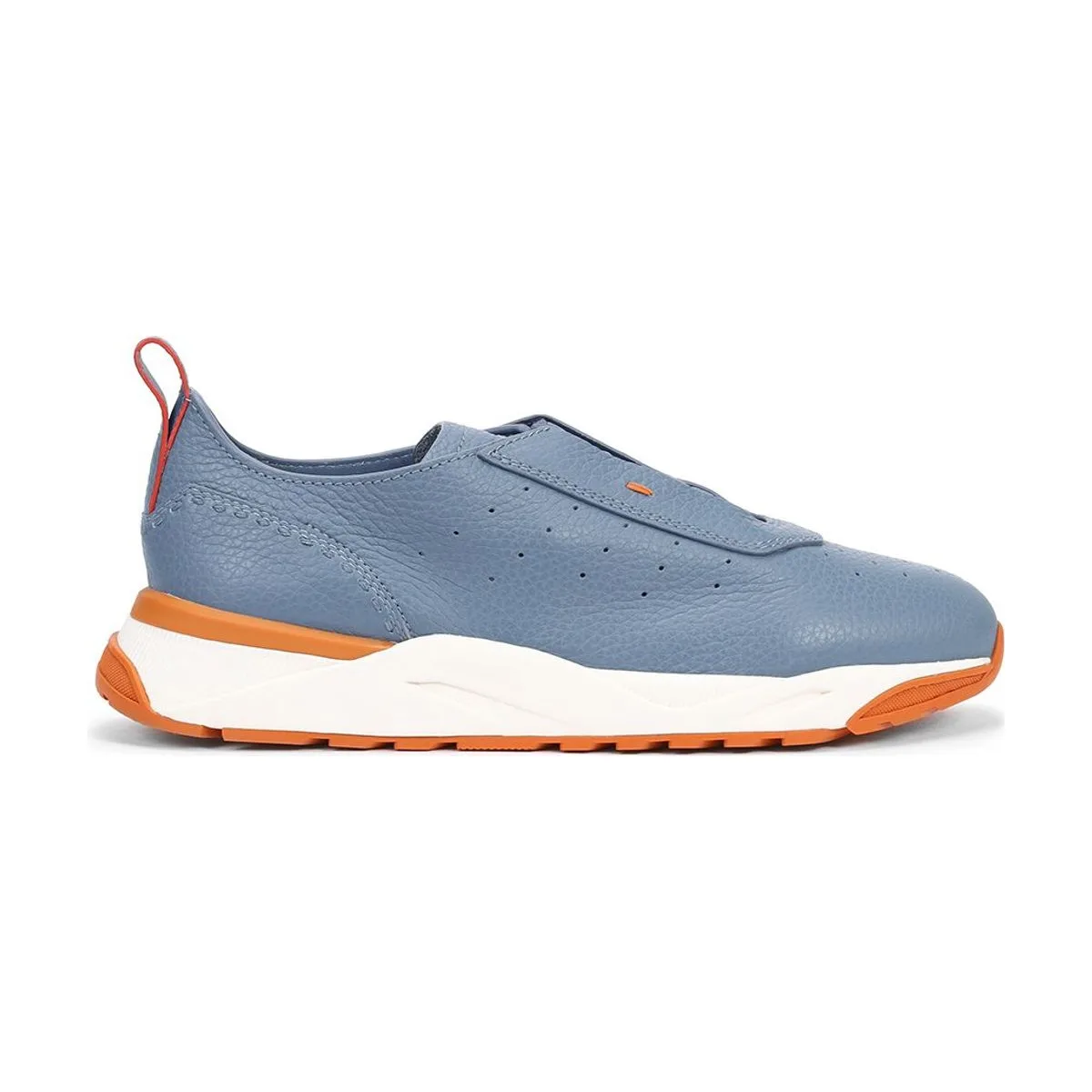 Мужские кроссовки Santoni кожаные